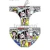 TURBO Comic Swimming Brief -Turbo Swimsuit turbo comic swimming brief