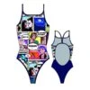 TURBO Comic Thin Strap Swimsuit -Turbo Swimsuit turbo comic thin strap swimsuit