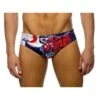 TURBO Maori Flags Swimming Brief -Turbo Swimsuit turbo maori flags swimming brief 1