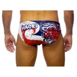 TURBO Maori Flags Swimming Brief -Turbo Swimsuit turbo maori flags swimming brief 2