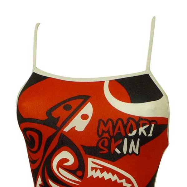 TURBO Maori Skin Tattoo Thin Strap Swimsuit 4 TURBO Maori Skin Tattoo Thin Strap Swimsuit - Image 2