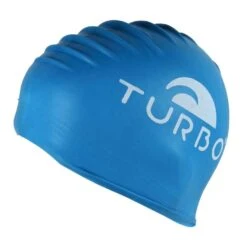 TURBO Royal Latex Swimming Cap