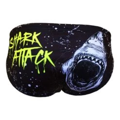 TURBO Shark Attack Swimming Brief -Turbo Swimsuit turbo shark attack swimming brief 1