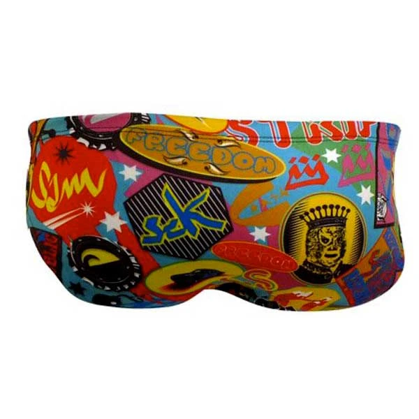 TURBO Stickers Colors Proresist Swimming Brief 4 TURBO Stickers Colors Proresist Swimming Brief - Image 2