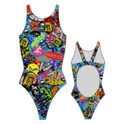 TURBO Stickers Swimsuit