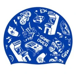 TURBO Suede Game World Swimming Cap