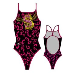 TURBO Tiger Money Rapper Thin Strap Swimsuit