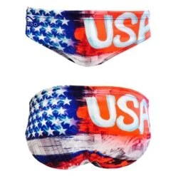 TURBO USA Painting 2017 Swimming Brief -Turbo Swimsuit turbo usa painting 2017 swimming brief 2