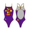 TURBO Was Born To Swim Thin Strap Swimsuit -Turbo Swimsuit turbo was born to swim thin strap swimsuit